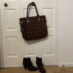 Bag and bootie set